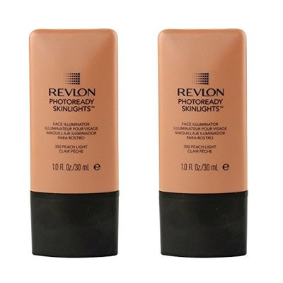 Revlon Photo Ready Skinlights Face Illuminator - Peach Light (2 Pack) + FREE Luxury Luffa Loofah Bath Sponge On A Rope, Color May Vary