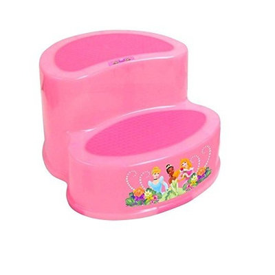 Disney Princess 2 Tier Step Stool, Pink