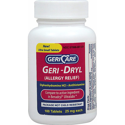 Gericare Complete Allergy Ultra Tab- Diphenhydramine HCl-100 Tablets