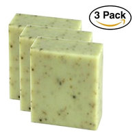 All Natural Vegan French Milled Gardener's Scented Soap With Shea Butter From Australia - 3.5 Ounce - 3 Bars