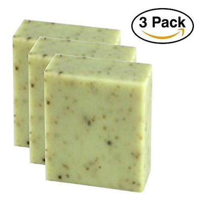 All Natural Vegan French Milled Gardener's Scented Soap With Shea Butter From Australia - 3.5 Ounce - 3 Bars
