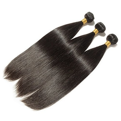 Black Hair Bundles Weft Unprocessed Brazilian Virgin Human Hair Weave Grade 7A Quality Brazilian Hair Extensions Weave Weft Thick Straight 14