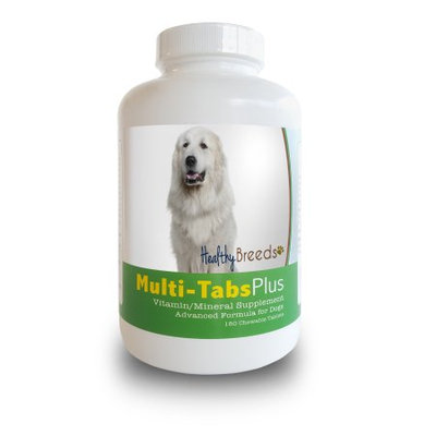Healthy Breeds 840235140672 Great Pyrenees Multi-Tabs Plus Chewable Tablets 180 Count