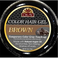 OKAY Color Hair Gel Brown 59 ml - 6 pieces