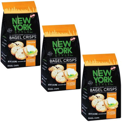 York Style Bagel Crisp, Sesame, 7.2 Ounce (Pack of 3)
