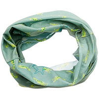 Lassig Twister Sweat Wicking Multi Use Scarf Hairband and Headband, Stripe Bright Blue