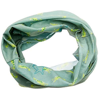 Lassig Twister Sweat Wicking Multi Use Scarf Hairband and Headband, Stripe Bright Blue