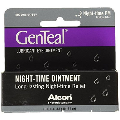 6 Pack - GenTeal Night-Time Lubricant Eye Ointment 3.50 G (0.12 fl oz) Each
