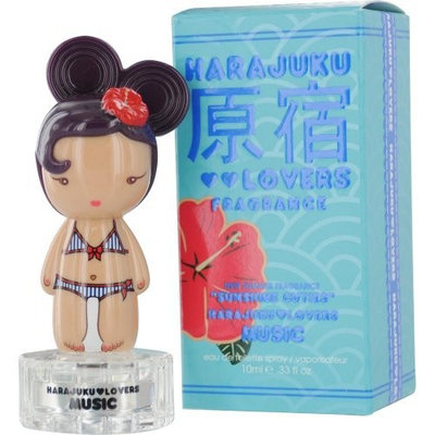 Harajuku Lovers Sunshine Cuties Music Women Eau De Toilette Spray by Gwen Stefani, Mini, 0.33 Ounce