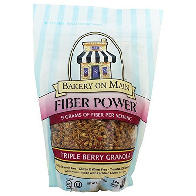 Bakery On Main - Fiber Power Granola Gluten Free Triple Berry - 12 oz (pack of 2)