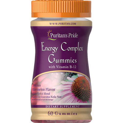 Puritan's Pride Energy Complex Gummy with Vitamin B12-60 Gummies