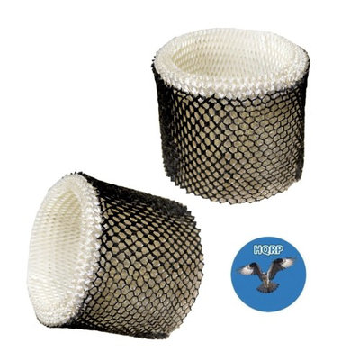 HQRP Wick Filter for Bionaire BCM1745 BCM1745-C BCM2200 BCM2220 Cool Mist Humidifier, BWF64 BWF64CS BWF64-CN / HWF64 Type B Replacement + HQRP Coaster (Pack of 2)