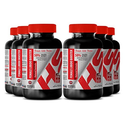 Rhodiola rosea ashwagandha - FEMALE LIBIDO BOOSTER NATURAL FORMULA - help with infertility (6 Bottles)