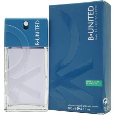 B United By Benetton For Men. Eau De Toilette Spray 3.3 Ounces
