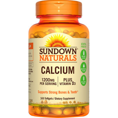 Sundown Naturals Calcium + Vitamin D3-300 Softgels