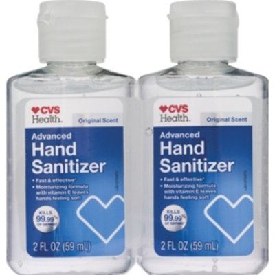 CVS Health Advanced Hand Sanitizer Twinpack, 4 OZ