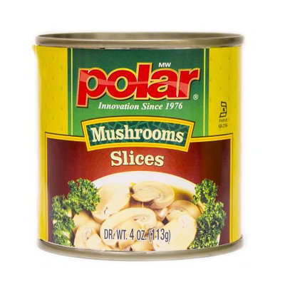 Bulk Buys Button Sliced Mushrooms 4Oz - Case of 12