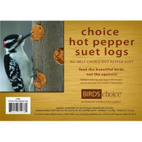 Bird's Choice Birds Choice Hot Pepper Suet Logs, (4) 3oz. Logs
