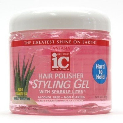 Fantasia Polisher Gel with Sparkles 16 oz. (Hard to Hold) by Fantasia IC