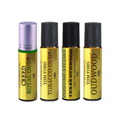 Perfume Studio IMPRESSION Perfume Oil; A Collection of our Top Selling Oud Perfume VERSION Oils with SIMILAR Fragrance Accords to Designer Brands - 100% Pure Undiluted, No Alcohol (Not Original Brand)