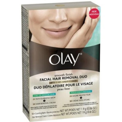 Olay Smooth Finish Facial Hair Removal Duo 1 Kit (2 Pack)