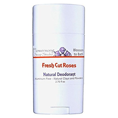 Flowersong Fresh Cut Roses Natural Deodorant - Aluminum Free