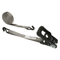 Us Cargo Control 1' x 6' Rubber Coated Ratchet Strap w/ Wire Hooks