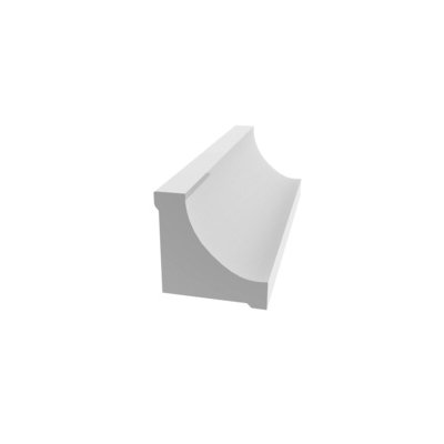 EverTrue 0.75-in x 96-in Vinyl Tapered Cove Moulding 02021