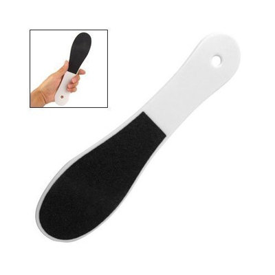 uxcell Plastic Handle Double Side Pedicure Calluses Remover Foot File