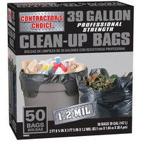 Contractor's Choice 50-Count 39-Gallon Outdoor Trash Bags LW39WC050B