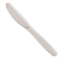 Creative Converting 010571 24CT CLR Plas Knife