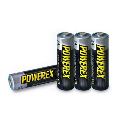 Powerex MHRAA4 Powerex AA 2700mAh 4-Pack Rechargeable Batteries