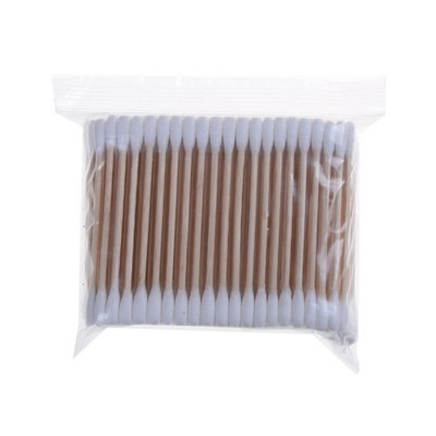 600 Pcs Wooden Handle Double Tips Cotton Buds BY DINGJIN