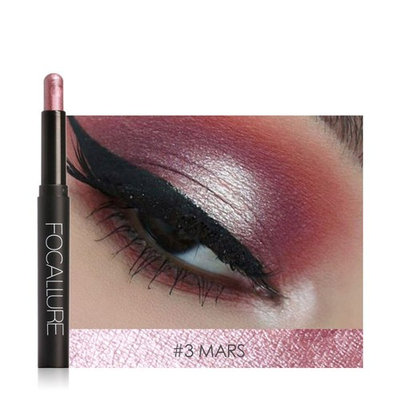 Beauty Eyeshadow Pencil Hosamtel Glitter Neutral Makeup Highlighter Eye Shadow Cosmetic Eyeliner Pen Make Up Tool (12 Colors for Choice)