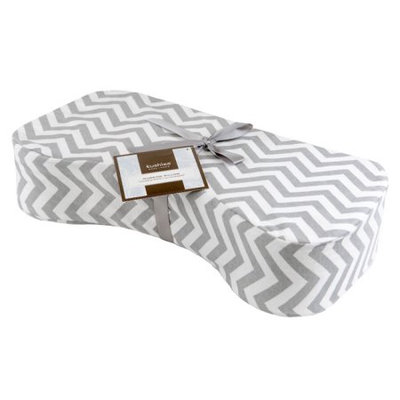 Kushies Nursing Pillow Chevron Grey