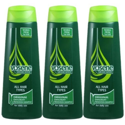 Vosene 3X Medicated Original Anti-Dandruff Shampoo For All Hair Type 250Ml