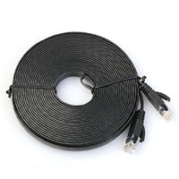 Malloom 100CM-1M Lengh Flat Cat6 Network Ethernet Patch Cable Modem Router RJ45 for LAN Network