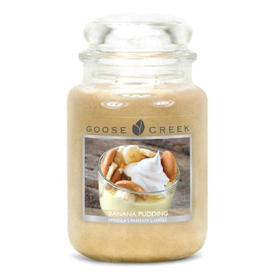 Goose Creek ES24577 24 oz Essential Banana Pudding Jar Candle