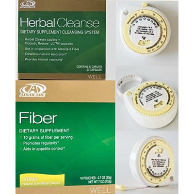 Advocare Herbal Cleanse & Citrus Fiber Kit + BMI Calculator.>Herbal Cleanse 20 Capsules & Fiber 10 Pouches