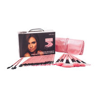 Zoe Ayla 32 Piece Professional Make-Up Brush Set with Handy Vegan Leather Travel Case - Black