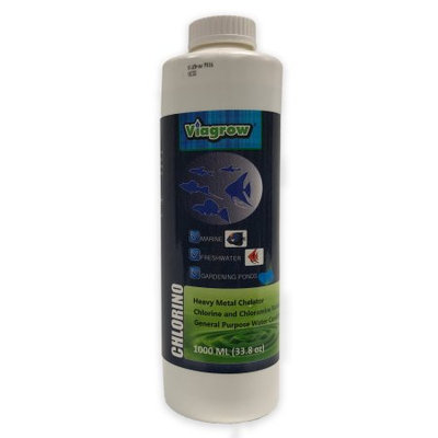 Atlantis Hydroponics Chlorino 1000 ml General All-Purpose Chlorine, Chloramine and Heavy Metal Reducer