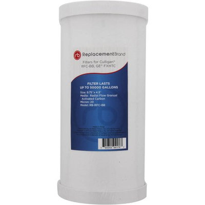 ReplacementBrand Comparable Filter for the Culligan RFC-BB, Pentek RFC-BB and GE FXHTC (25 Micron, 10