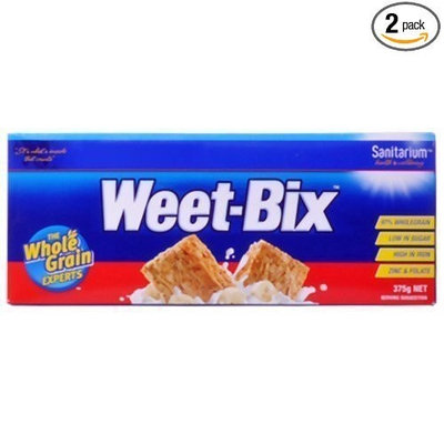 Sanitarium Weet-Bix 375g (Made in Australia) (Pack of 2) x 2 (=Total 4 Pack)