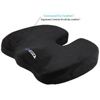 Premium Seat Cushion Orthopedic Gel Enhanced by Techege Comfort Memory Foam Grade A Cooling Coccyx Tailbone Wheelchair Back pain Comfortable Non-Slip Chair/Seat Cushion