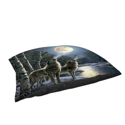 Thumbprintz Howling Large Rectangle Pet Bed