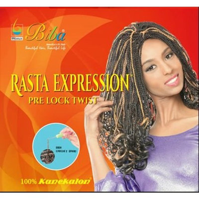 Biba Rasta Expression Pre Lock Twist (#1B(Off Black))