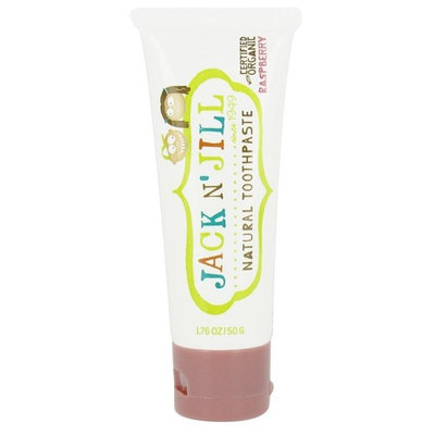 Jack N' Jill - Natural Toothpaste Fluoride-Free with Certified Organic Raspberry - 1.76 oz.(pack of 12)