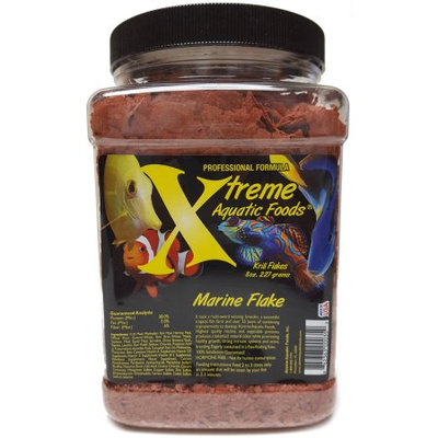 Xtreme Aquatic Foods Marine Krill/Shrimp Crave Krill Flake, High Protein, Cold Water Artic, 8 oz