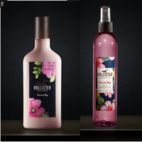 Hollister Cresent Bay Body Lotion & Mist Set Watermelon Poppy Seed Scented