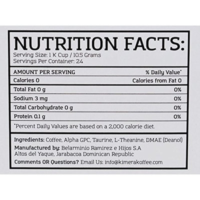 Kimera Koffee K-Cups - Nootropic Infused Ground Coffee - 24 Single Serve Capsules for Keurig Brewers